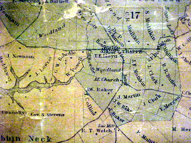 1858 map-Trappe