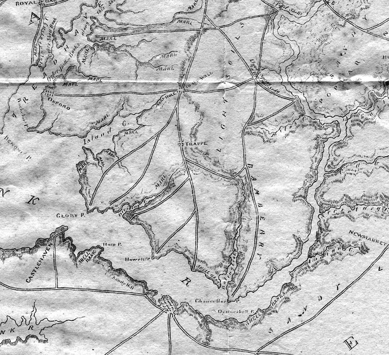 Alexander's map of Maryland, 1835