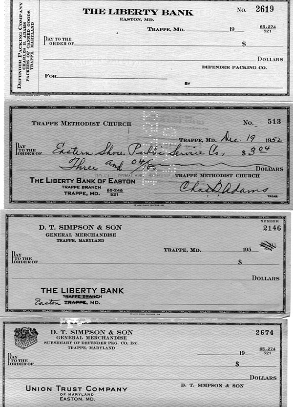 old checks