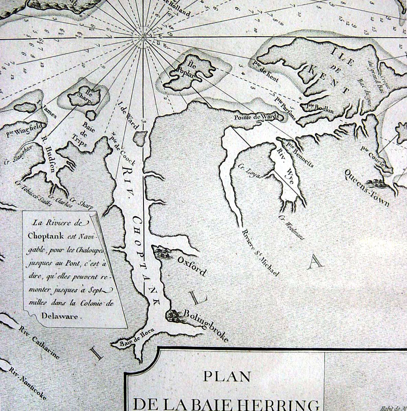 Carte de la Baiae de Chesapeake