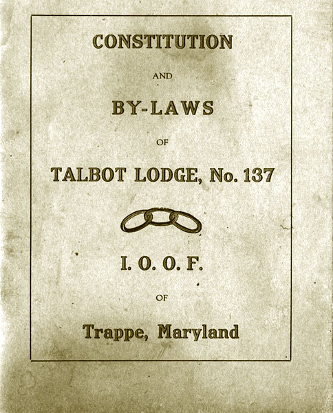 Trappe chapter IOOF, 1910