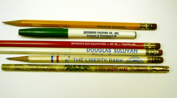 pencils and pens
