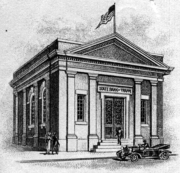 The old State Bank of Trappe