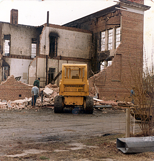 Demolition of Trappe High School