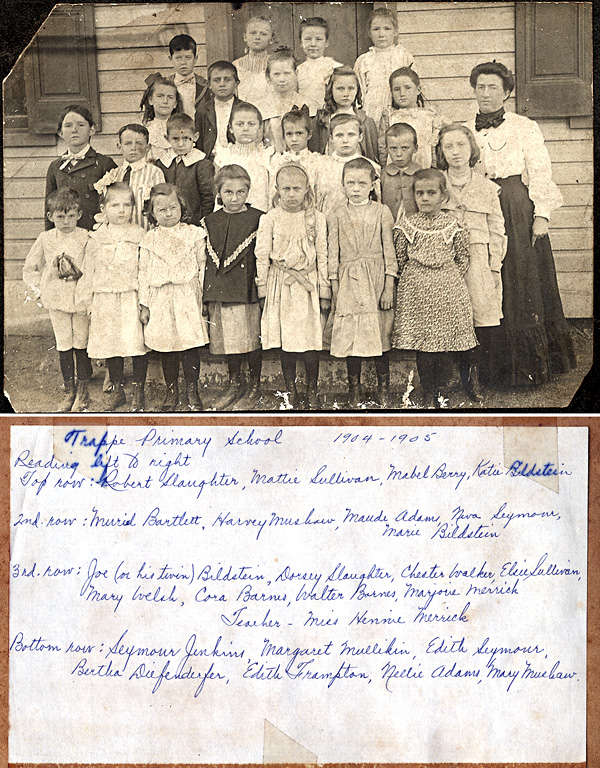 Trappe Primary School 1904-1905