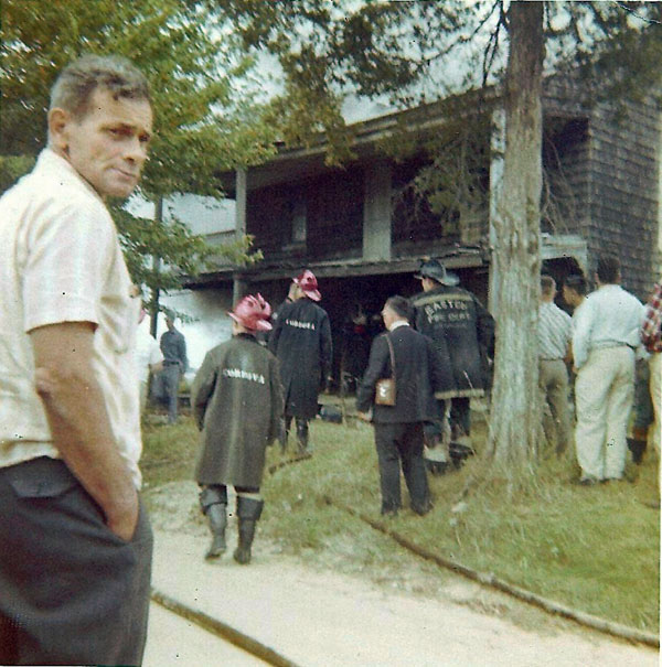 razing the old Buck Baker house