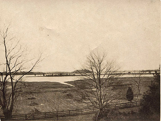 Riker's Island, at the mouth of Bolingbroke Creek.  circa 1915