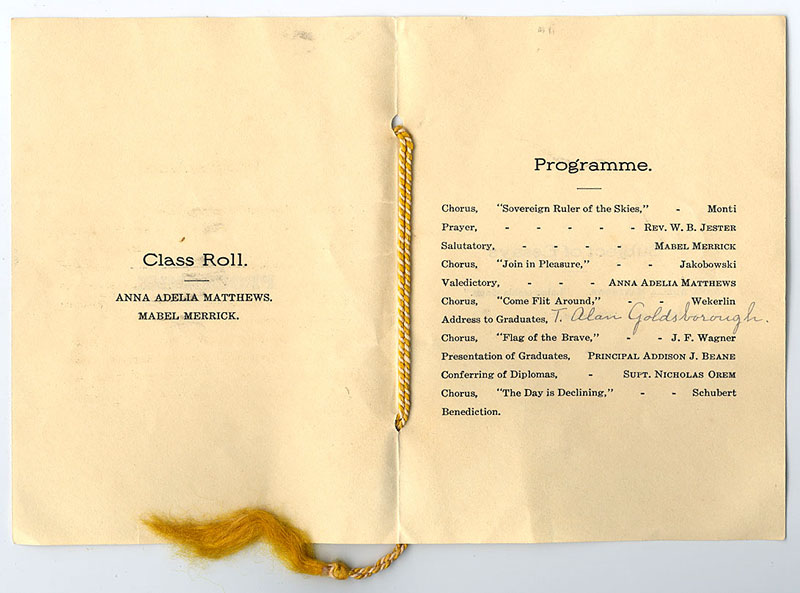 THS Commencement 1908