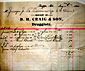 Bill from B. H. Craig & Son druggists dated 1916