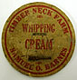 Timber Neck Farm whipping cream bottle top circa 1930s