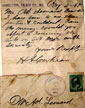 Letter postmarked Hambleton, Md.
