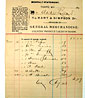 1890s invoice from Hart & Simpson dealers in general merchandise