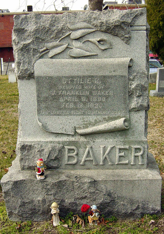 Grave of Ottilie R. Baker
