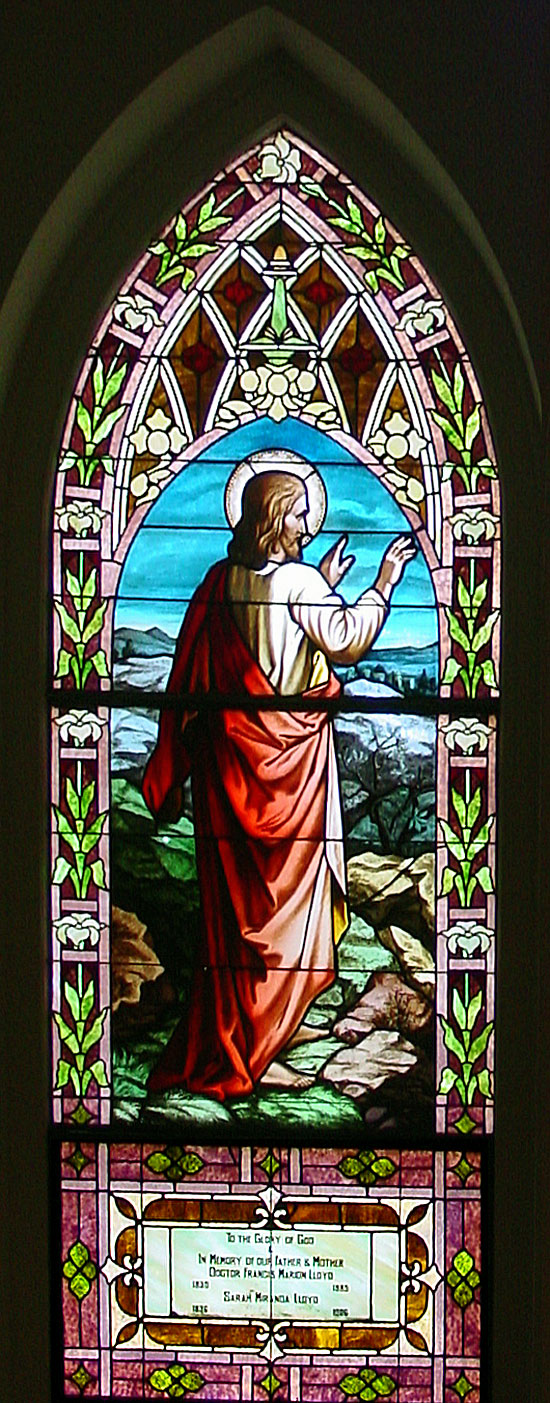 stained glass window