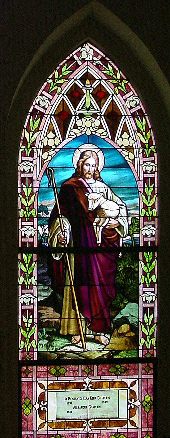 stained glass window