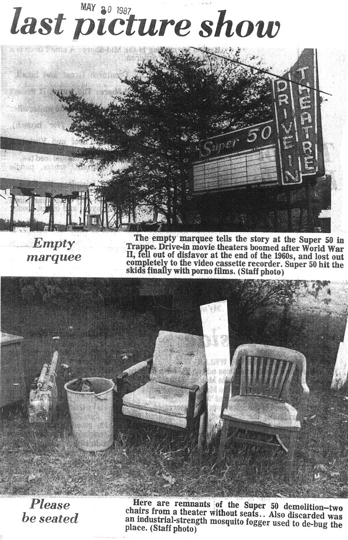  Super-50 Drive In Theatre marquee