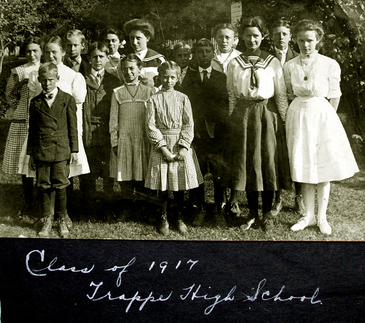 Trappe High School Class of 1917