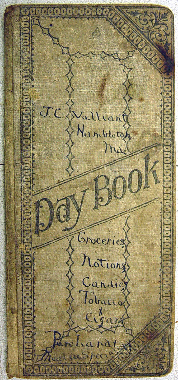 Vallient store day book